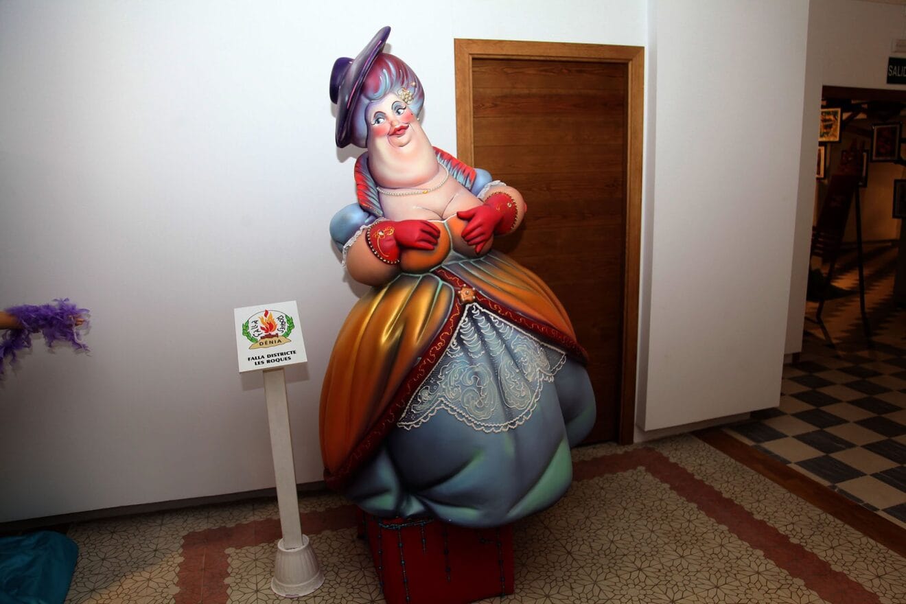 Monumento de Les Roques, ganador de la Exposición de Ninots Indultats de Dénia