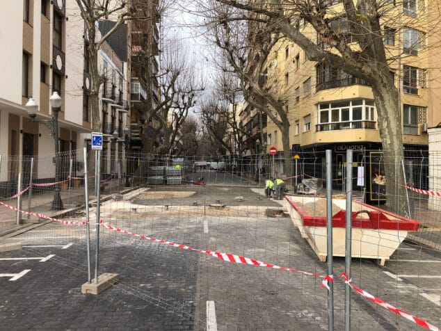 Imagen: Obras en Marqués de Campo
