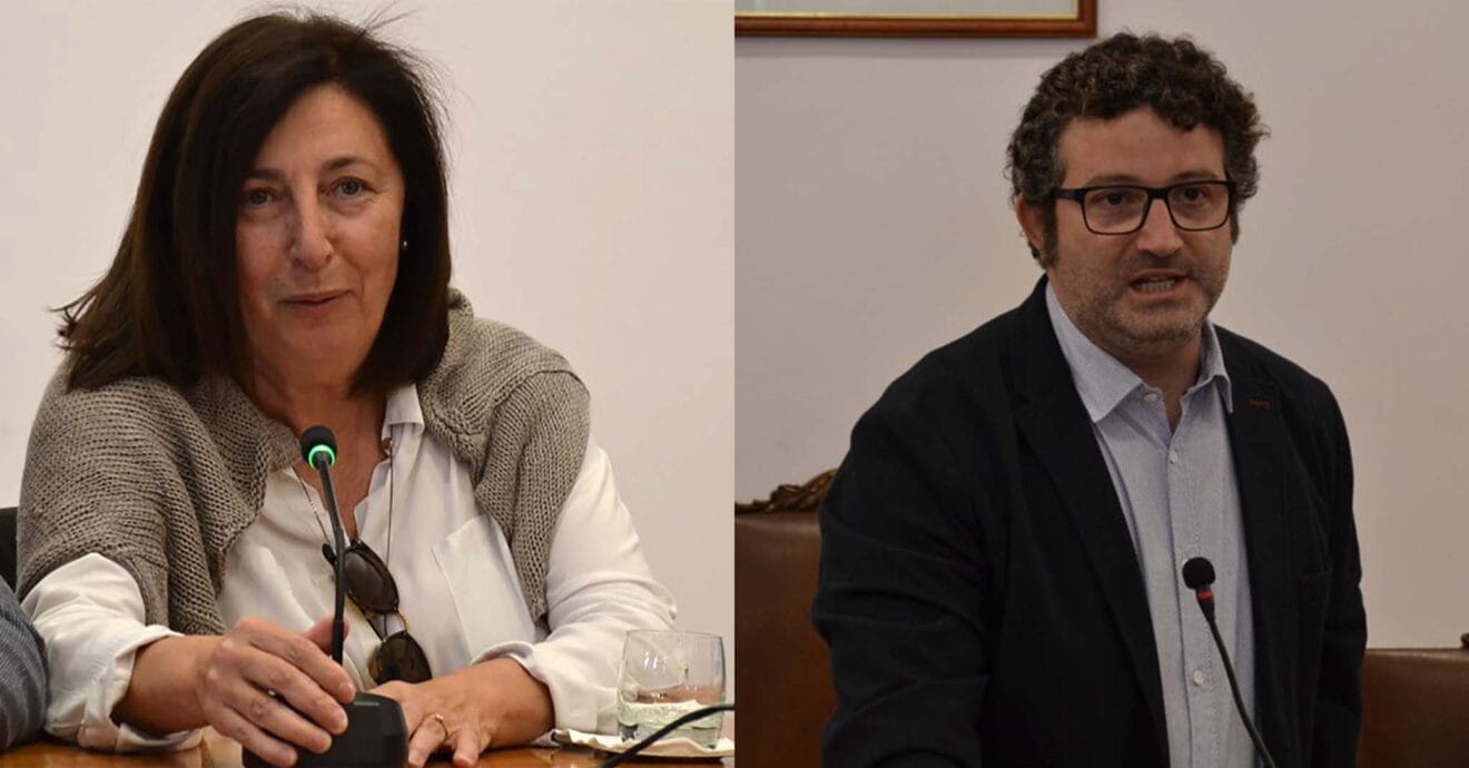 Pepa Font y Óscar Mengual