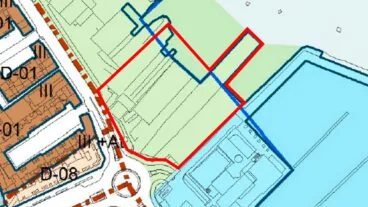 portada plànol de la zona del port de denia