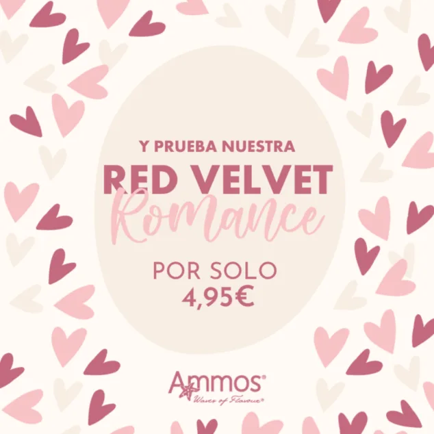 prueba la red velvet romance de san valentin en ammos