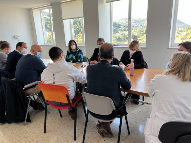 Imagen: Reunión con los representantes del PP Marina Alta