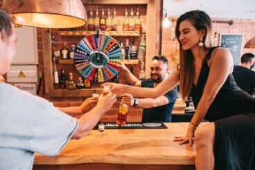 Sección de chupitos en Ironía