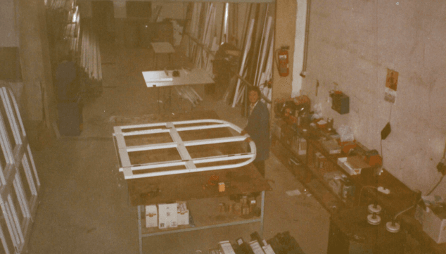 antiguo taller de trabajo