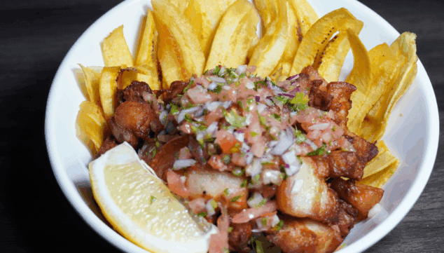 ceviche de chicharron