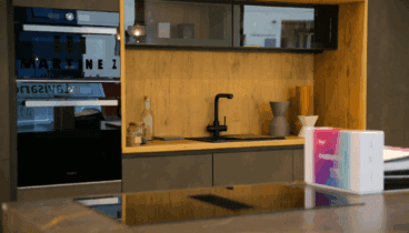 Cocinas en la exposición de Muebles Martínez