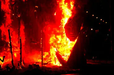 Cremà de las fallas de Dénia 2023 07