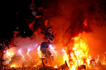 Cremà de las fallas de Dénia 2023 11