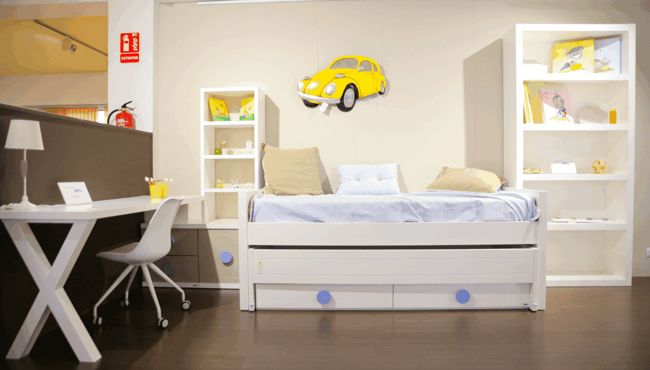Dormitorio juvenil de Muebles Martínez