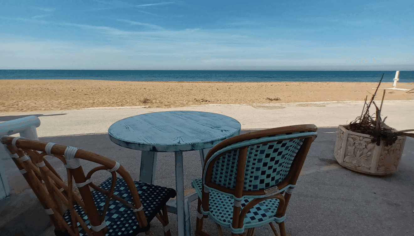 Espectaculares vistas al mar desde su terraza