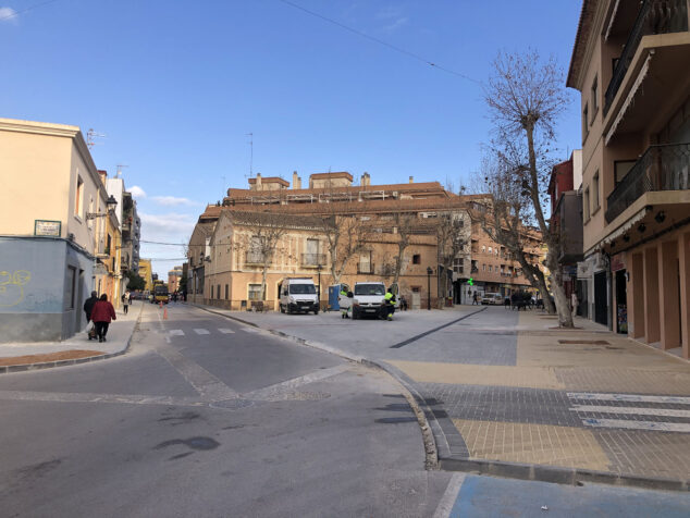 Imagen: Estado actual de la plaza Valgamediós tras las obras