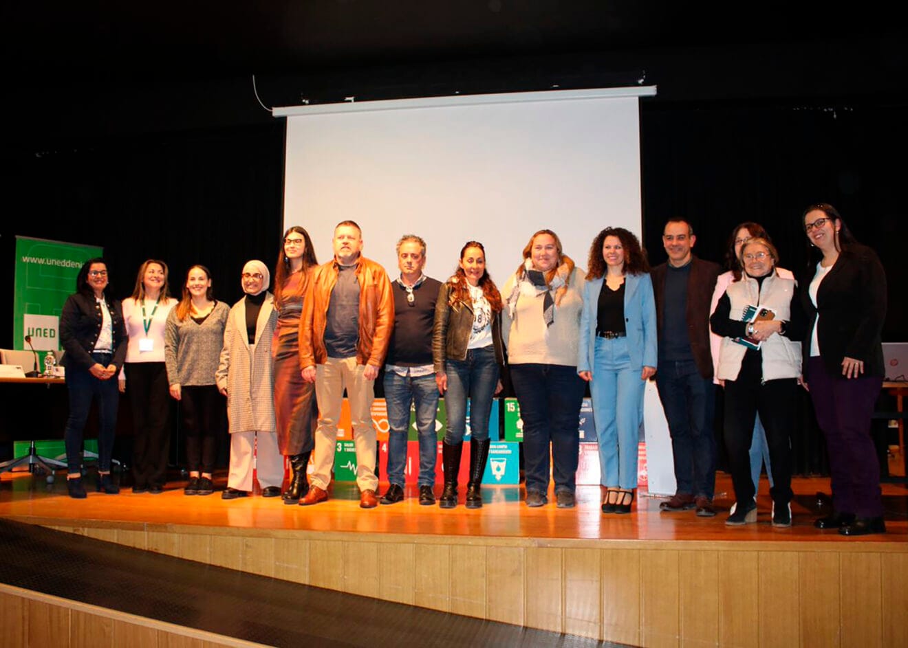 Estudiantado de UNED Dénia en el IX Seminario de Estudiantes