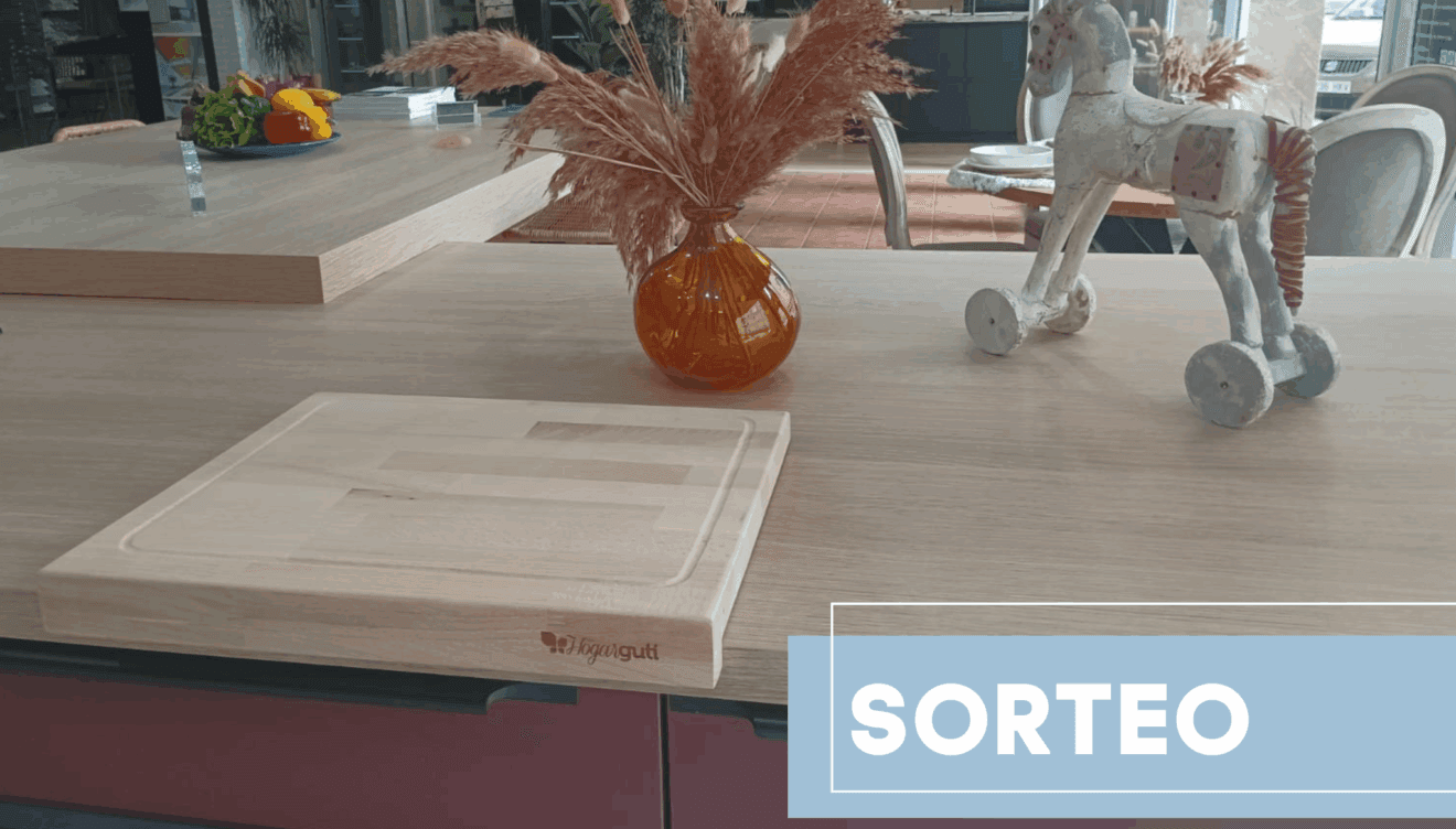 Hogarguti sortea una tabla de madera serigrafiada