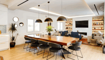 interiorismo de diferentes elementos y estilos