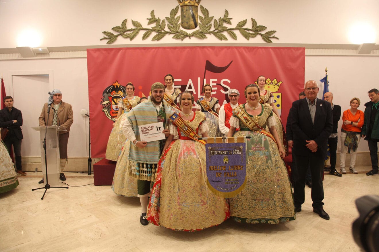Las fallas de Dénia celebran los premios de 2023 24