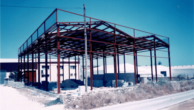 las obras de la nave avanzando