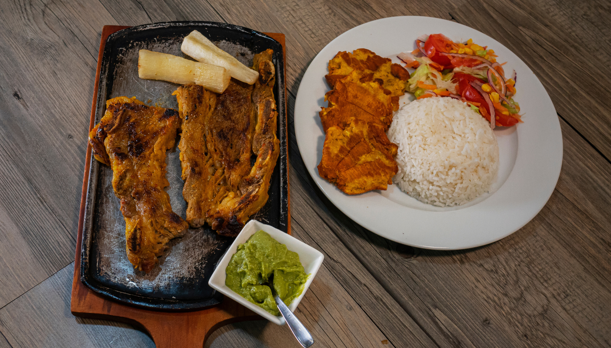 Los platos típicos colombianos en Mi Pueblito