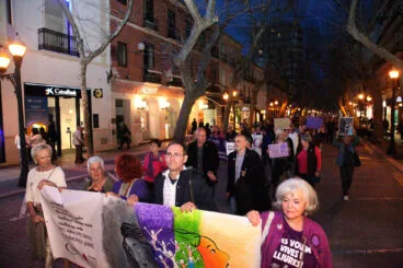 Manifestación por el Dia de la Dona en Dénia 16