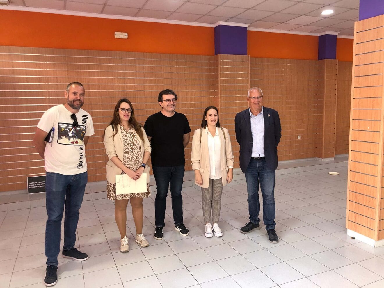 Miembros del Ayuntamiento de Dénia durante la presentación