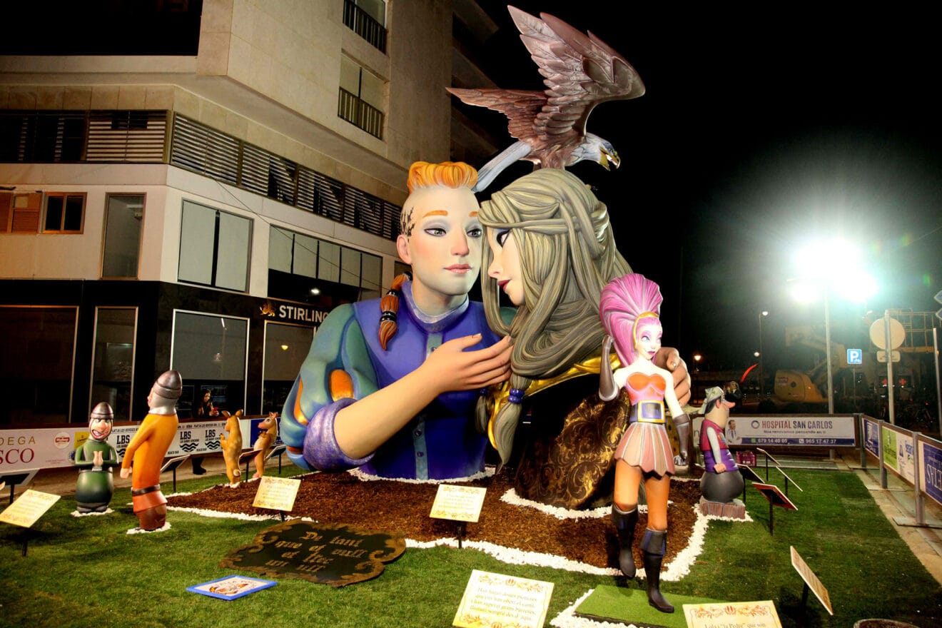 Monumento de la falla Port-Rotes 2023