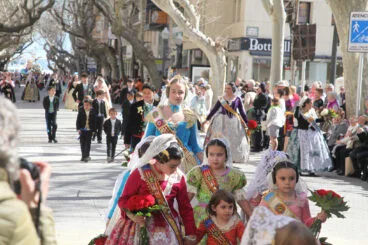 Ofrenda de Fallas en Dénia de 2023 04