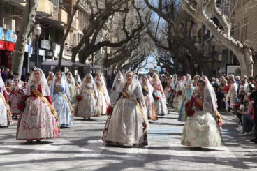 Ofrenda de Fallas en Dénia de 2023 12