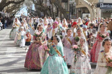 Ofrenda de Fallas en Dénia de 2023 17