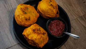 Papa rellena en Mi Pueblito