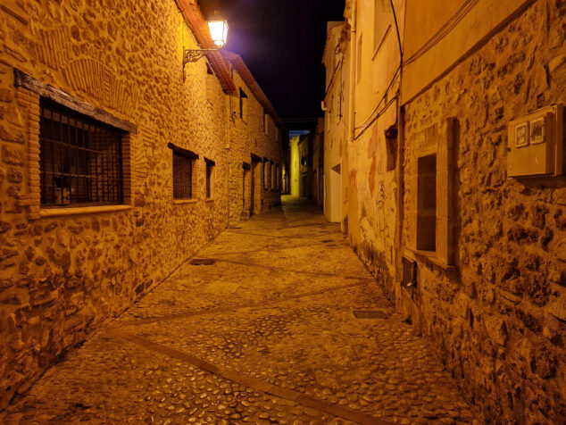 Imagen: Callejón de Morand de noche