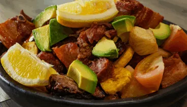 Picada colombiana en Mi Pueblito