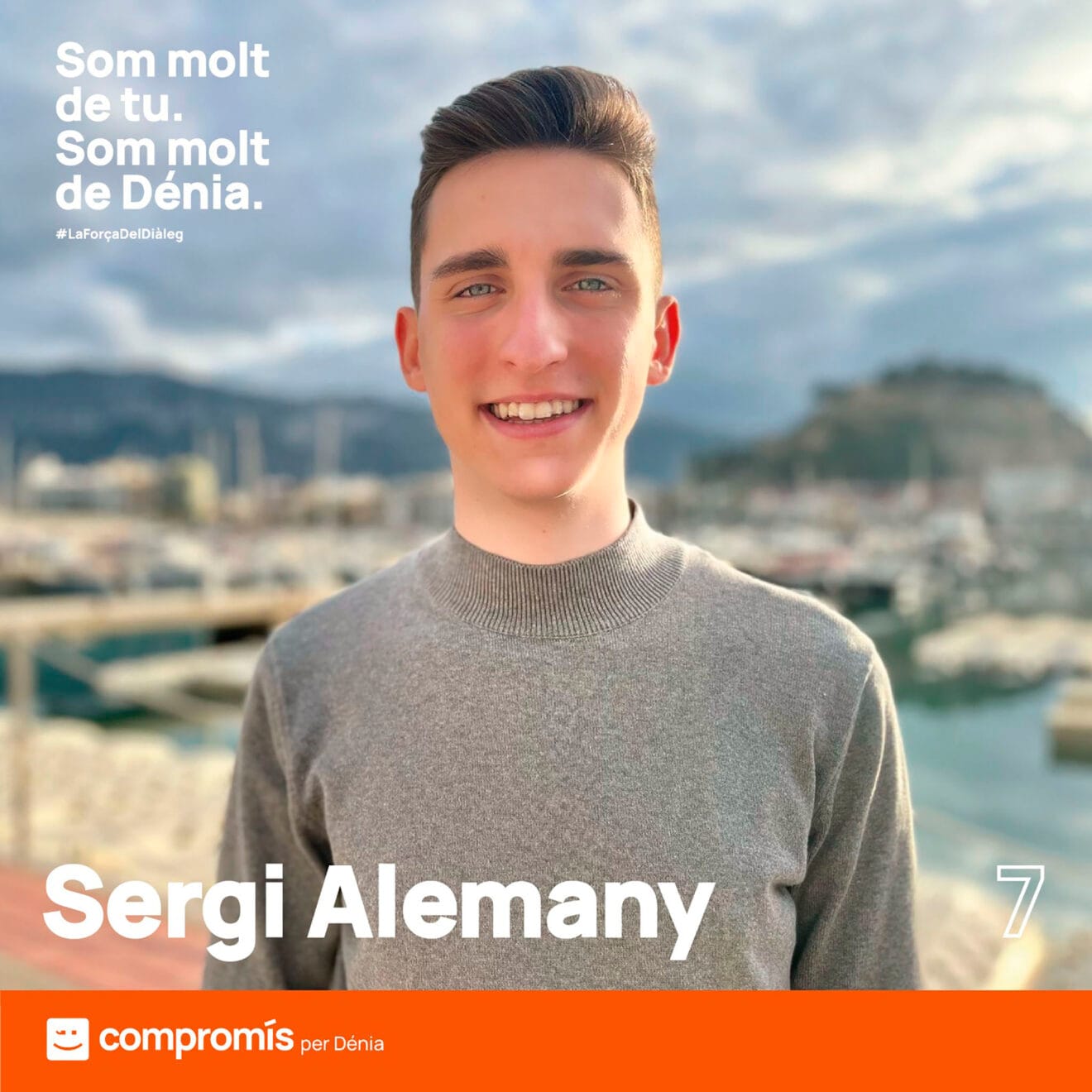 Sergi Alemany, número siete de la lista de Compromís per Dénia