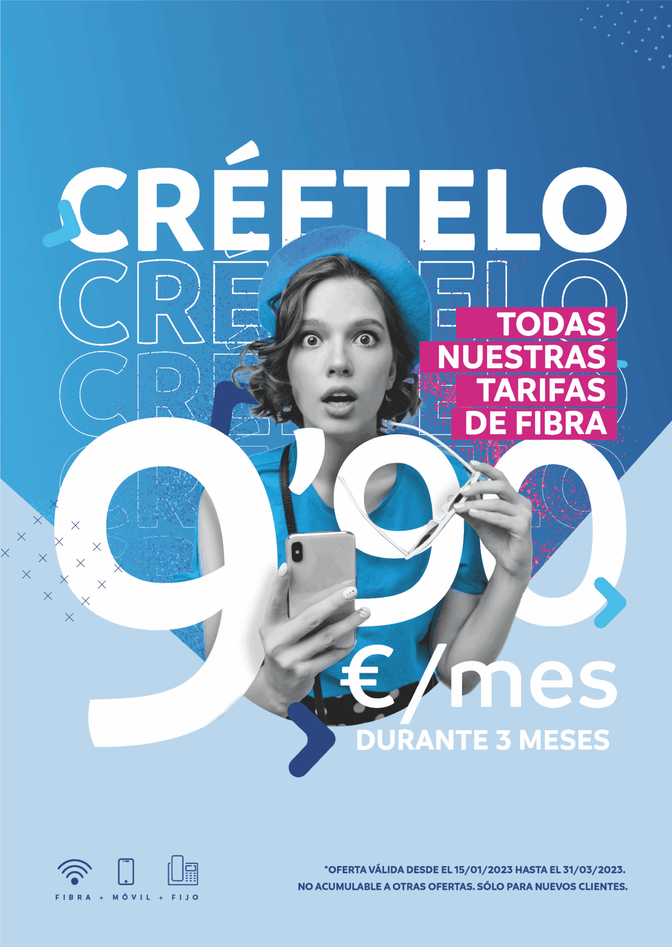 Tarifas de fibra de Excom