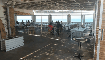 Terraza abierta o cerrada en el Restaurante Cova del Mero