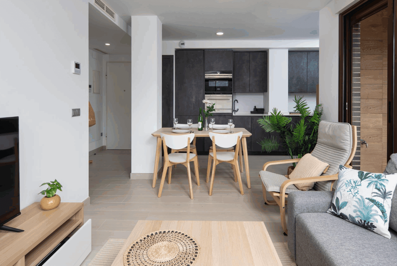 Un moderno apartamento con todas las comodidades