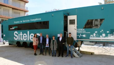 visita a la caravana de la luz en la calle marques de campo de denia