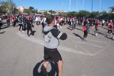 Calentamiento previo a la caminata