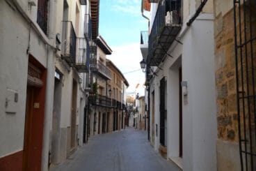 calle del centro de benissa