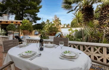 Comedor al aire libre