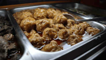 Deliciosas albóndigas en Olimpo