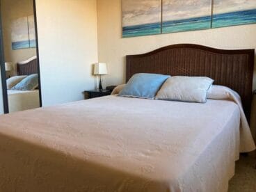 Dormitorio espacioso con cama doble