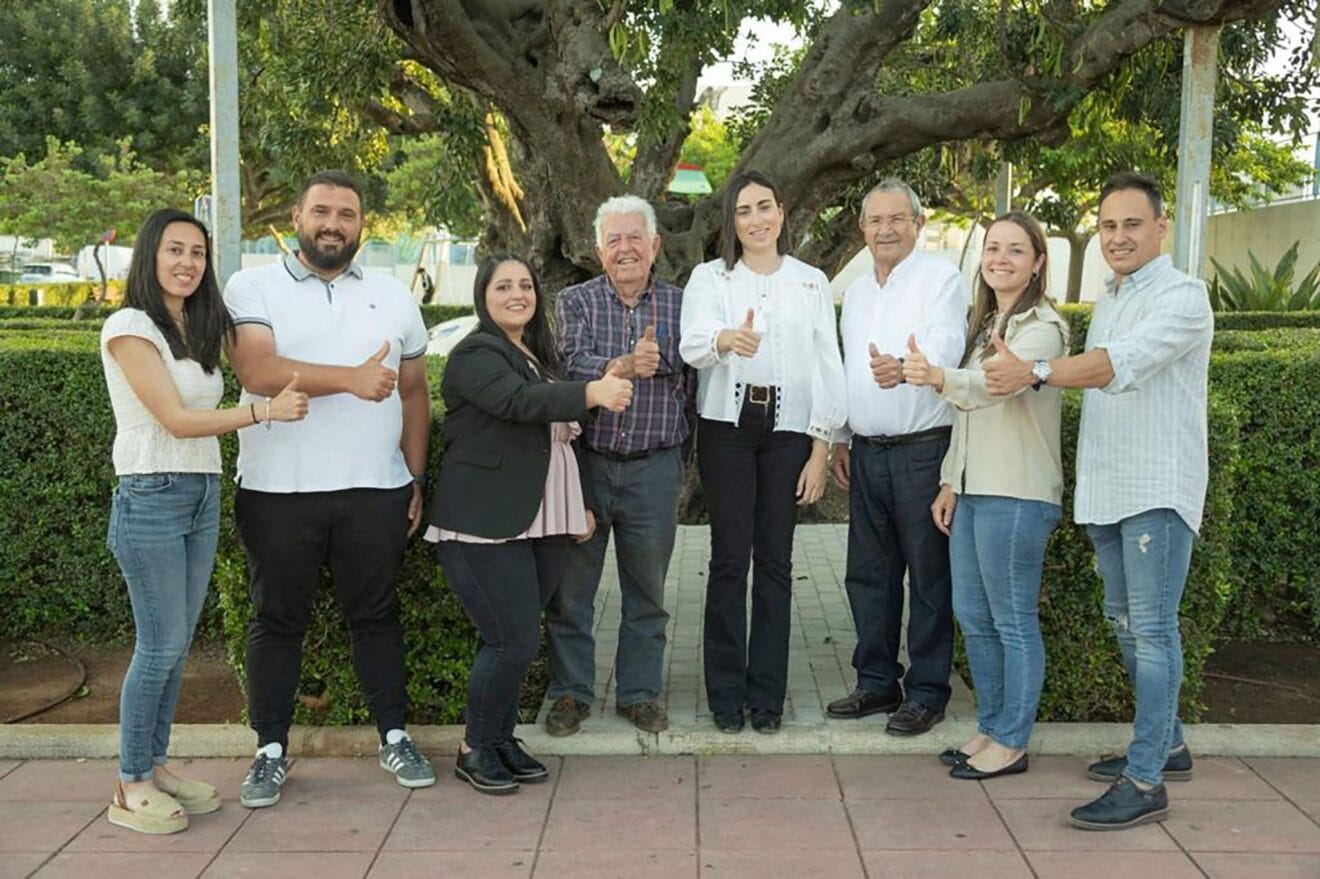 Equipo de Andrea Lozano con el que el PP pretende la Alcaldía de La Xara