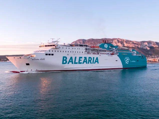 El Bahama Mama de Baleària reforzará la conexión de Dénia a Ibiza o Palma este verano 1 Imagen: Ferry Bahama Mama de Balearia