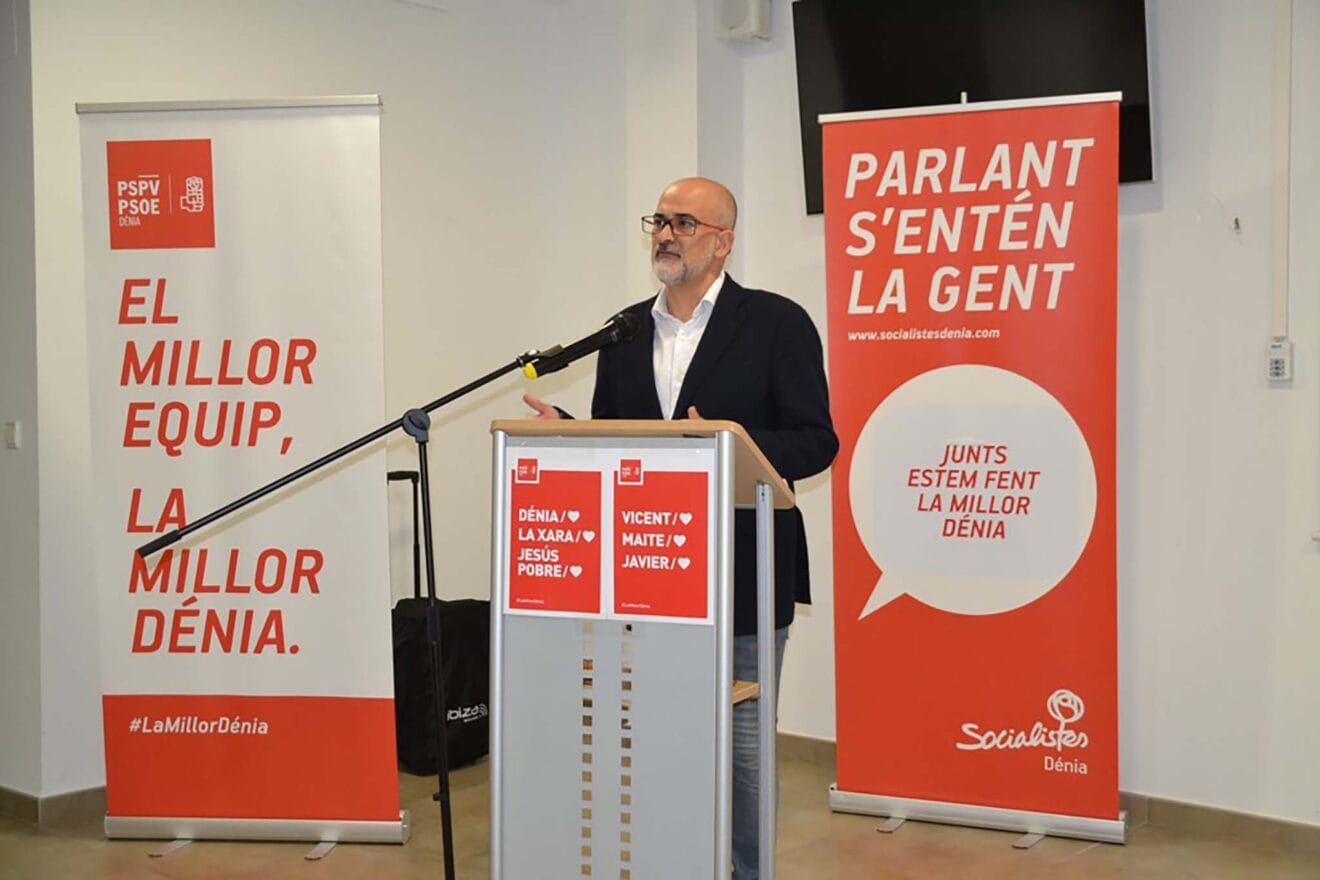 Javier Scotto durante la presentación de su candidatura a Jesús Pobre en 2019