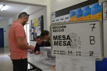 mesa electoral de denia en las pasadas elecciones