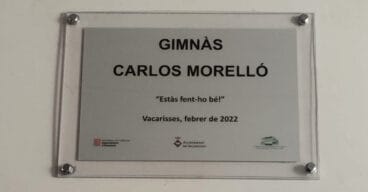 placa homenatge a carlos morello