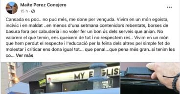 publicacion de la concejala de denia maite perez conejero