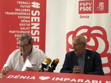 rueda de prensa del pspv de denia para presentar su programa economico