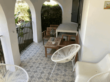 Terraza acogedora para disfrutar