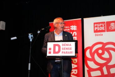 Vicent Grimalt durante la presentación de su programa electoral