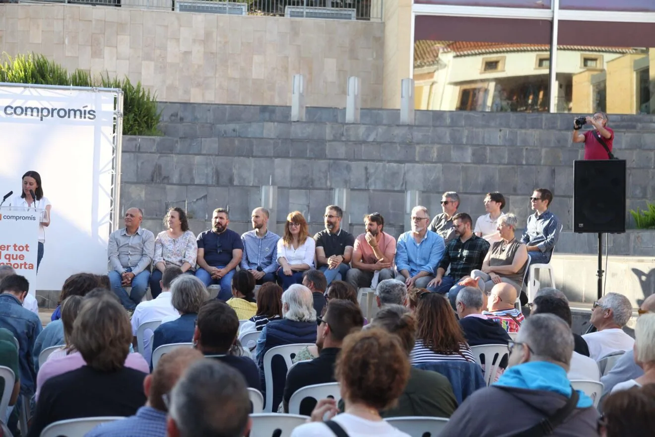 Acto central de campaña de Compromís en Dénia 05